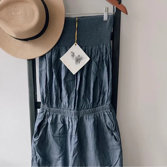Next Direct Chambray Jumpsuit - Picture 6 of 6